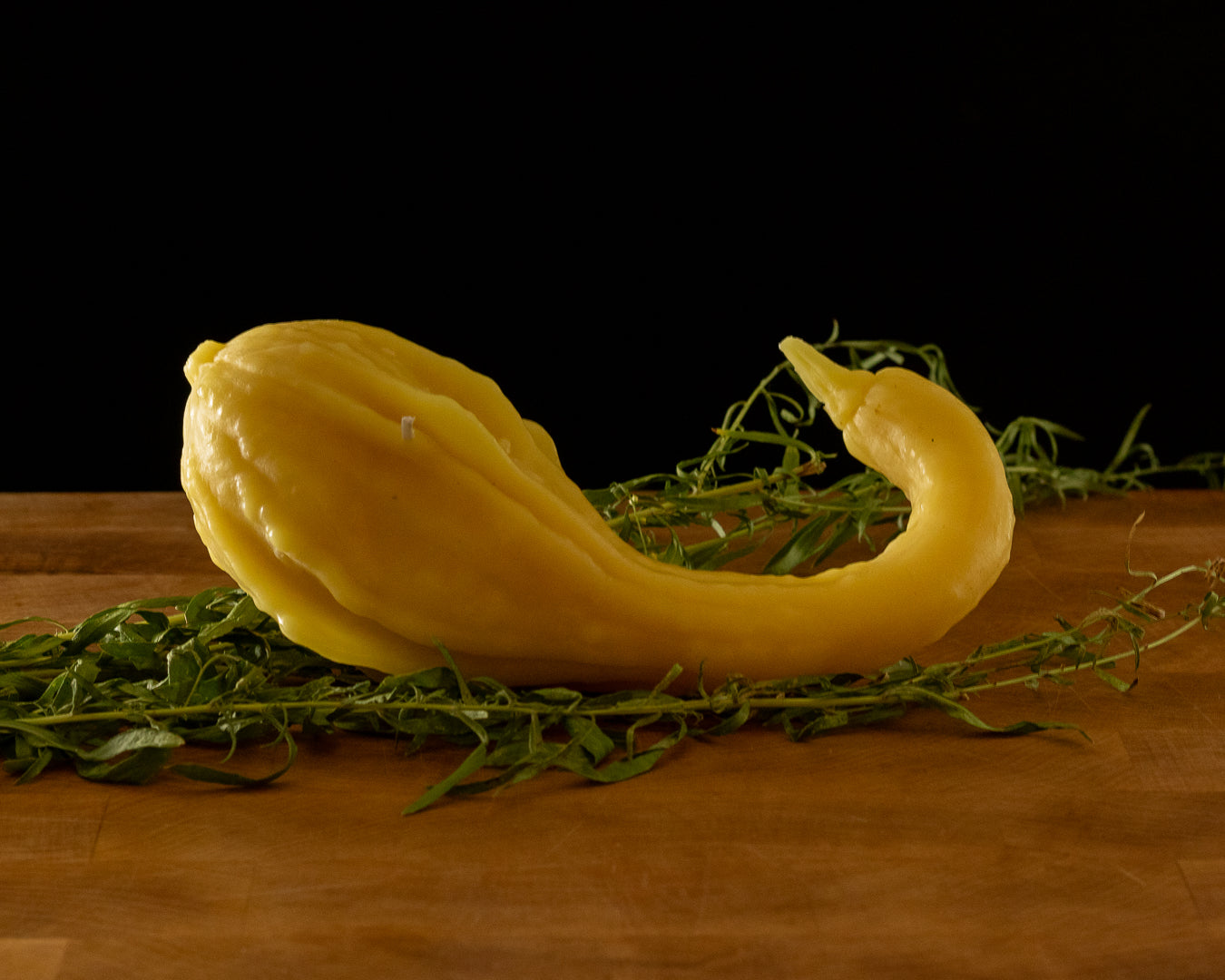 Crookneck Squash Beeswax Candle